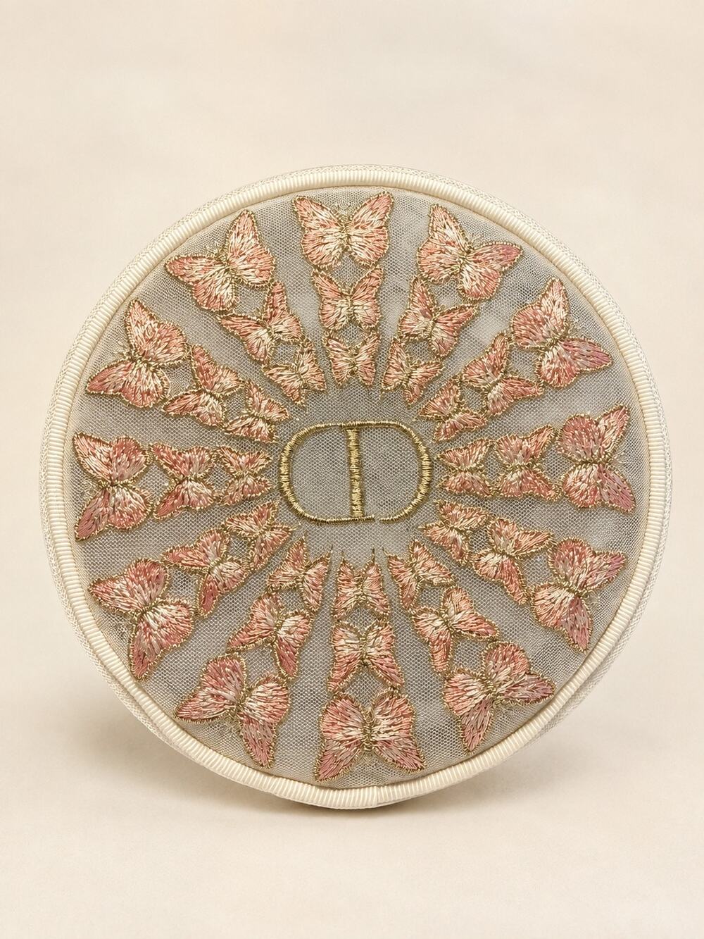 Dior Beauty Limited Edition Butterfly Embroidered Mesh Vanity Pouch (New In Box)